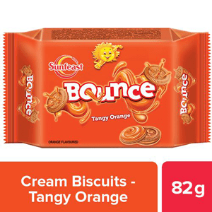 82g Sunfeast bounce Tangy Orange