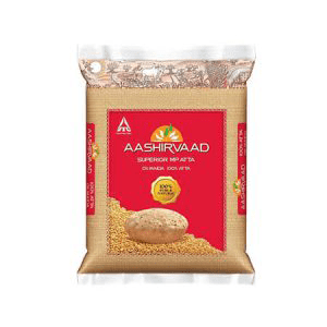 500gm Pouch Aashirvaad Atta - Whole Wheat